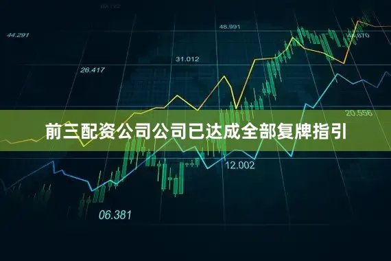 前三配资公司公司已达成全部复牌指引